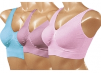 Ahh Bra Wohlf�hl-BH 3er Set Bunt!