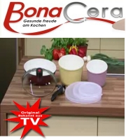 Bonacera Keramik Kochtopf Set 8-teilig