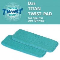 2er Set Wischpad Titan Twist Mop