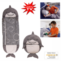 Happy Nappers cuddly toy sleeping bag - shark size L