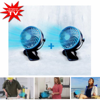 Livington Go Fan - Ventilateur mobile à batterie noir 1+1