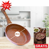 Livington Copper & Stone Pan 28cm - Structure robuste à 7 couches