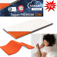 eazzzy Premium Cube Topper der Matratzentopper mit Ergo-Cube System