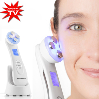 Anti-Aging Gesichtsmassagegerät 6in1 mit Radiofrequenz, Phototherapie und Elektrostimulation