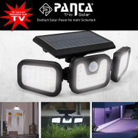 Panta TrioSolar LED Outdoor-Solarlampe mit Bewegungsmelder