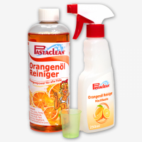 Pastaclean Orangenöl-Reiniger-Konzentrat – inkl. Mischflasche + Messbecher