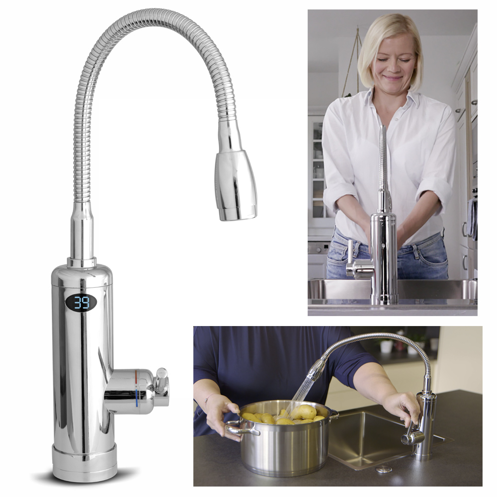 Aquadon SmartHeater fitting with instantaneous water heater