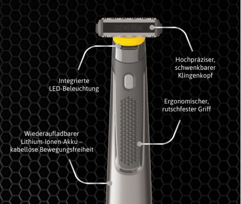 MicroTouch Titanium Solo - Bartschneider und Rasierer von Mediashop