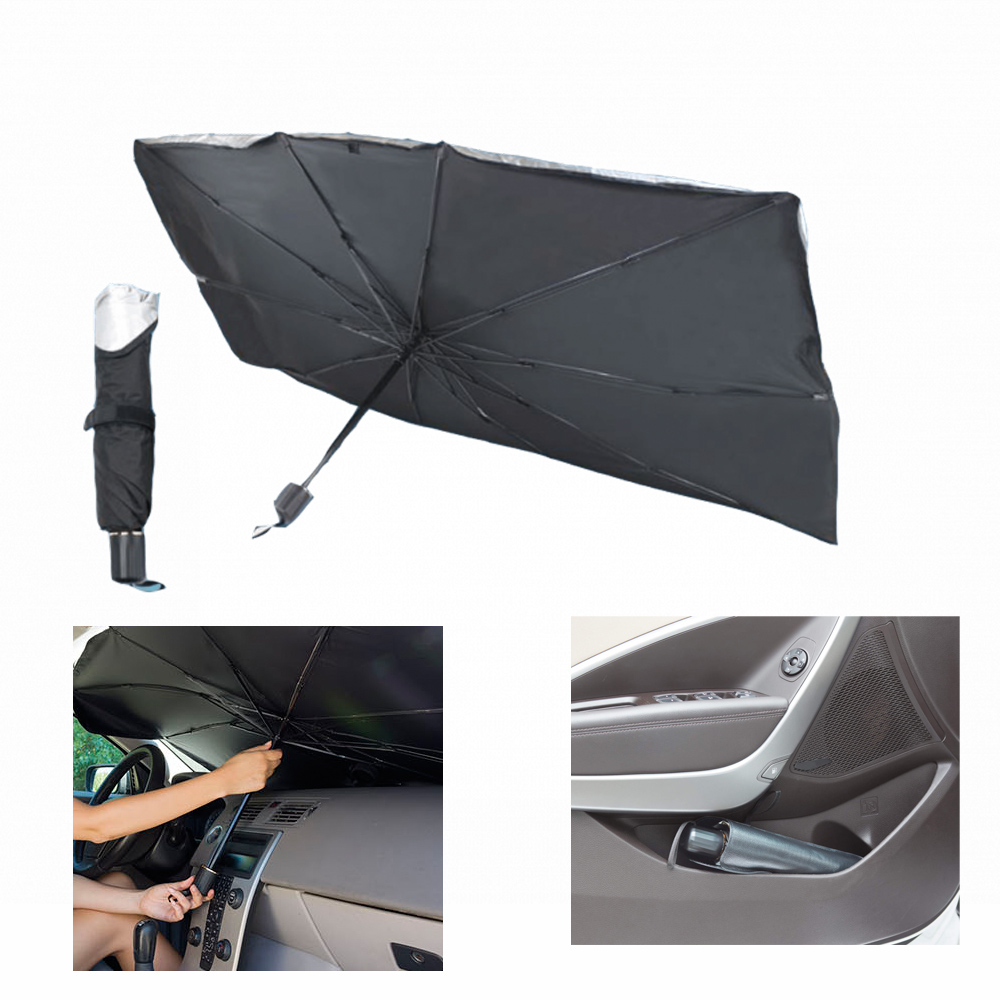 Neue Auto Sonnenschutz Windschutzscheibe Regenschirm Vorne Sonnenschutz  Sonnenschirm Faltbare Sommer Schutz Auto Sitz Wärmedämmung Auto Zubehör Von  8,79 €