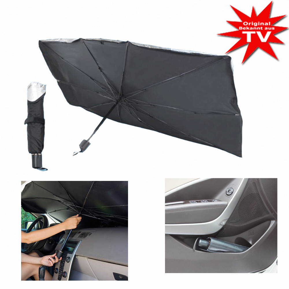 Auto-Windschutzscheiben-Sonnenschutz-Regenschirm, Sonnenschutz-Regenschirm  Auto-Sonnenschutz-Frontscheibe Auto-Regenschirm-Sonnenschutz-Abdeckung für