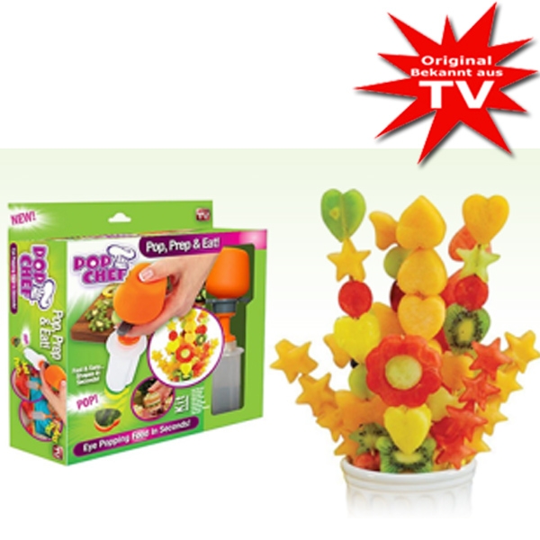 Kit Pop Chef coupe-fruits et légumes