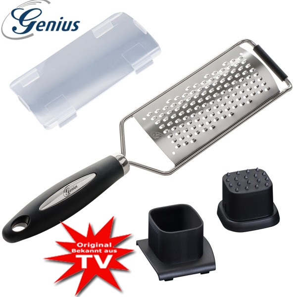 Stainless steel manual grater, extra fine Set 3 pcs.
