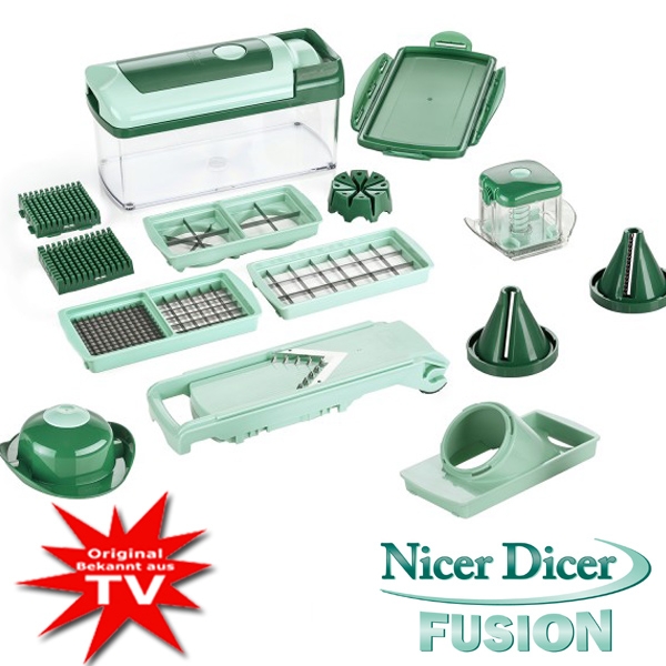 Nicer Dicer Fusion + Slicer + Julietti Set 16 pcs.