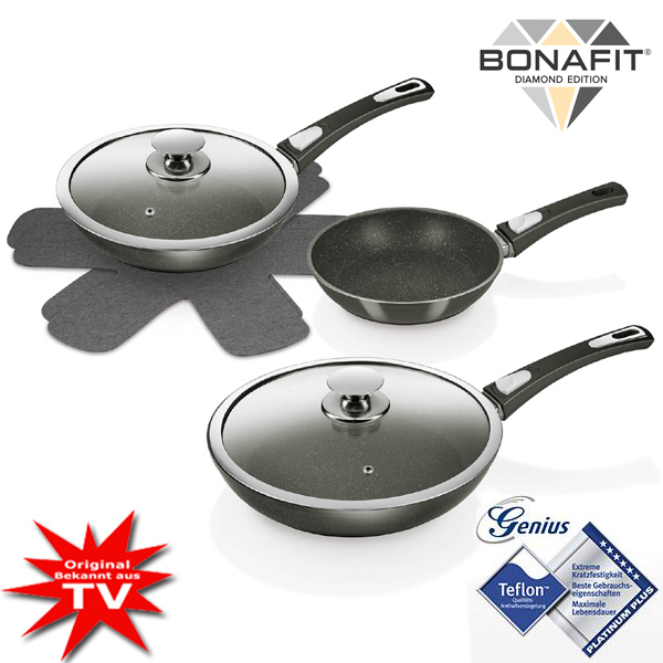 Bonafit Pfannen Set 7tlg.