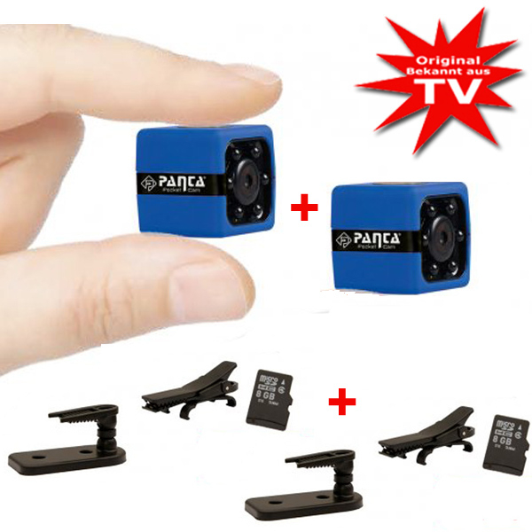 Mini caméra Panta Pocket Cam Set 2 pièces