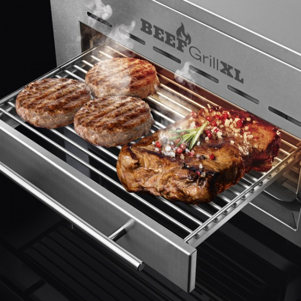 Beef Maker XL Oberhitze 800°C Gasgrill aus Edelstahl Beef Maker XL Oberhitze 800°C Gasgrill aus Edelstahl