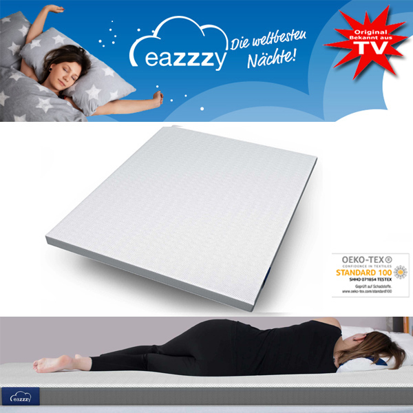 eazzzy mattress topper 160 x 200 cm Sleep quality like on clouds