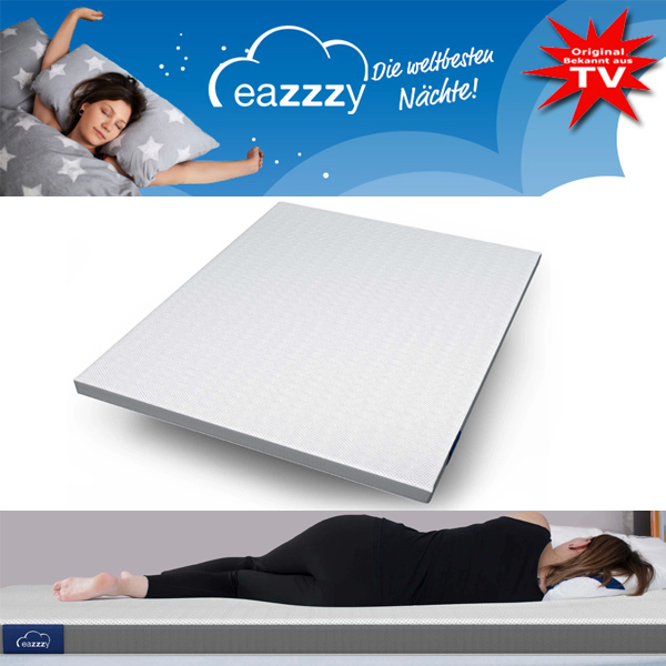 eazzzy mattress topper 200 x 200 cm Sleep quality like on clouds