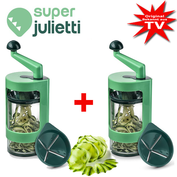 Super Julietti 1+1 - Gemüseschneiden leichtgemacht