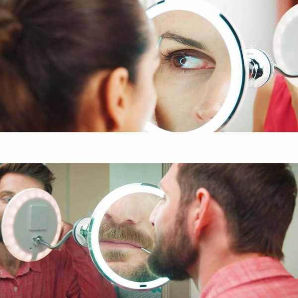 My Flexible Mirror 1+1 gratis - Beauty-Spiegel mit LED