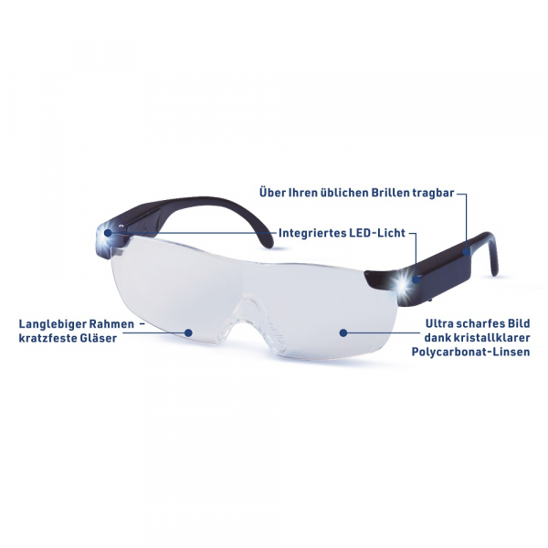 Lunettes grossissantes Zoom Magix LED