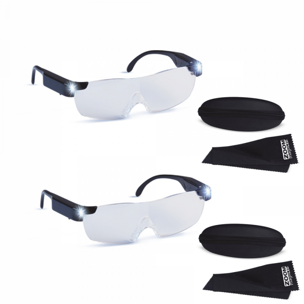Zoom Magix LED Magnifying Glasses 1+1