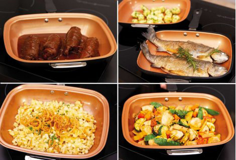 Livington Black Doubletta 2in1 reversible pan