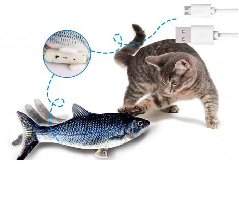 Flippity Fish Interaktives Katzenspielzeug