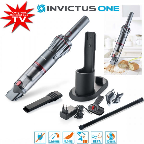 Invictus One deluxe kit handheld vacuum cleaner anthrazit