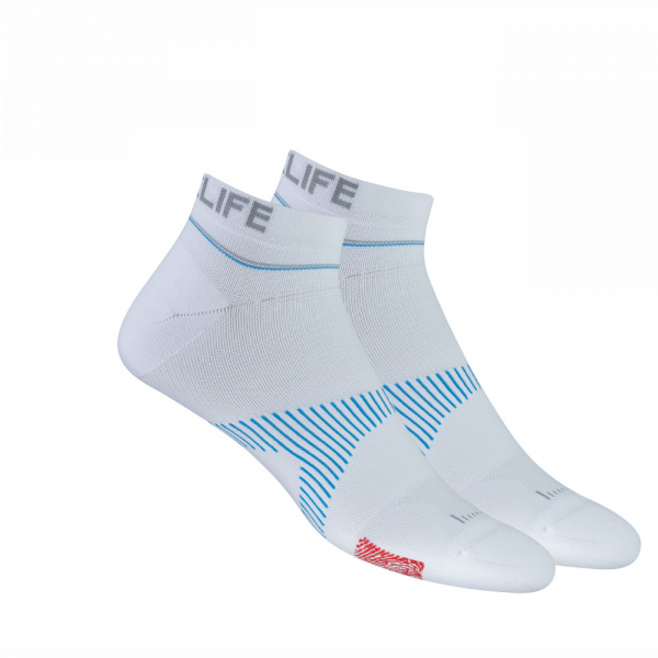 Neuro Socks Athletic NoShow Blanc - Taille XL