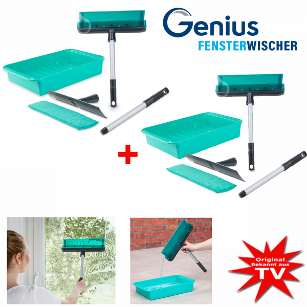 Genius Fensterwischer Set 1+1 (12tlg.)