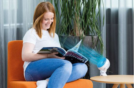 Livington Go Fan - Ventilateur mobile à batterie noir