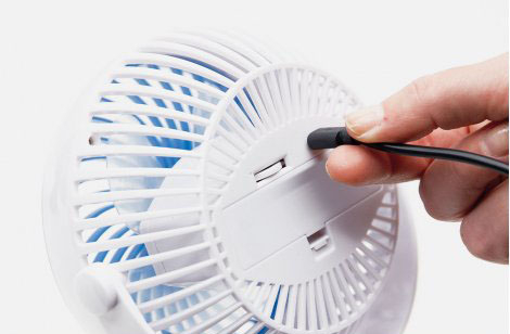 Livington Go Fan - Ventilateur mobile à batterie noir