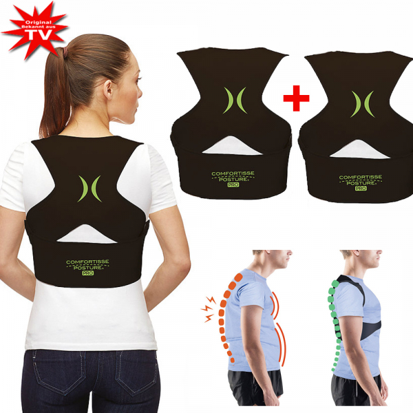 Comfortisse Posture Pro Rücken-Geradehalter 1+1 - Grösse L/XL
