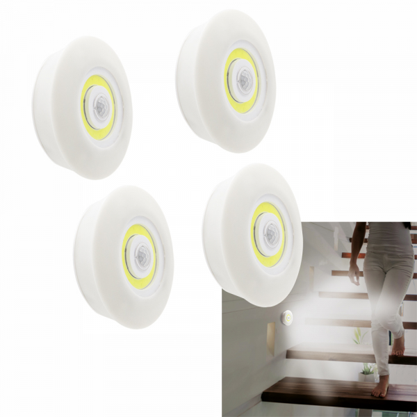 HandyLux Top Bright LED Lampen mit Bewegungs- und Lichtsensor 4er Set
