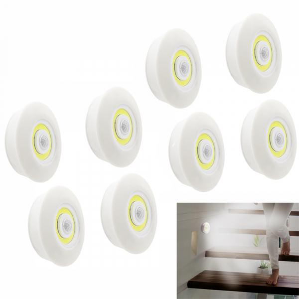 HandyLux Top Bright LED Lampen mit Bewegungs- und Lichtsensor 4+4 Set