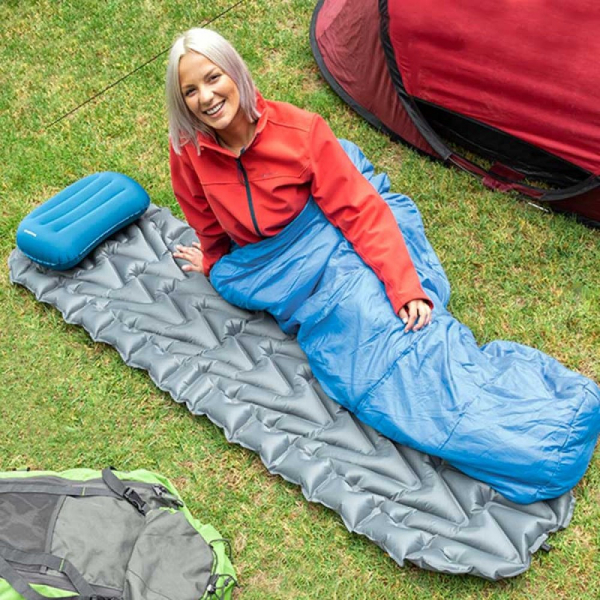 Matelas de camping gonflable Ultralight avec oreiller