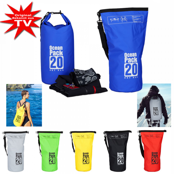 Ocean Pack Tasche 20L - wasserdicht und pflegeleicht