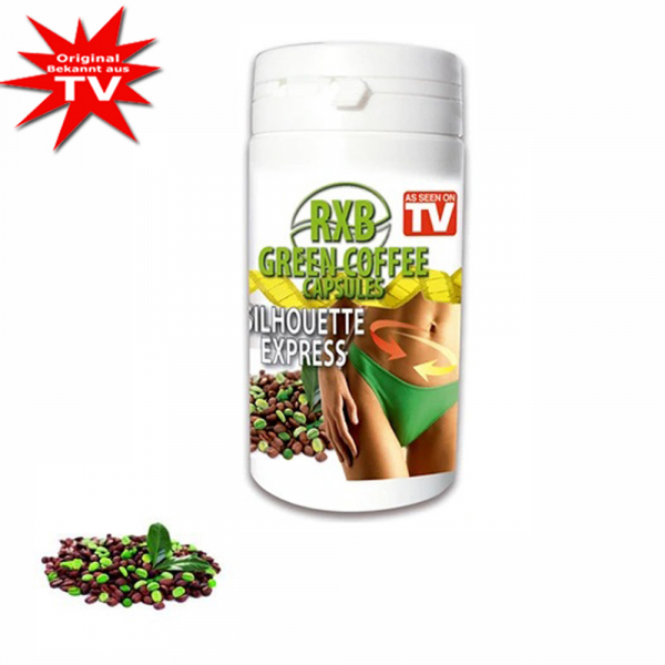 RBX Green Coffee capsules with green coffee and guarana