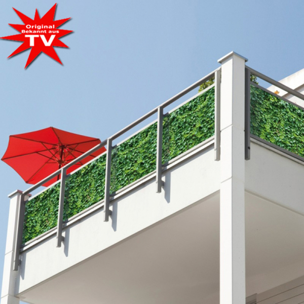 Balcony privacy hedges