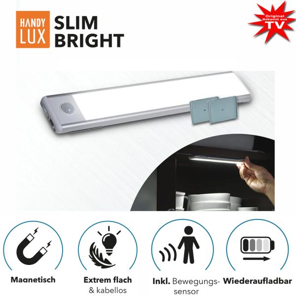 Handylux SlimBright Magnetische Power-LED-Leiste kabellos