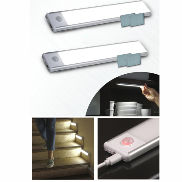 Handylux SlimBright Barre à LED magnétique de puissance sans fil 1+1 kit
