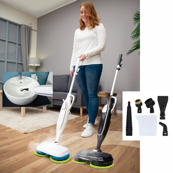 Livington Steam Twister rotierender Dampfreiniger - Megaset