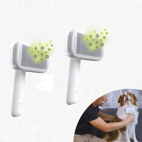 PiddiPet IonBrush Ionen Tierhaarbürste 1+1 Gratis