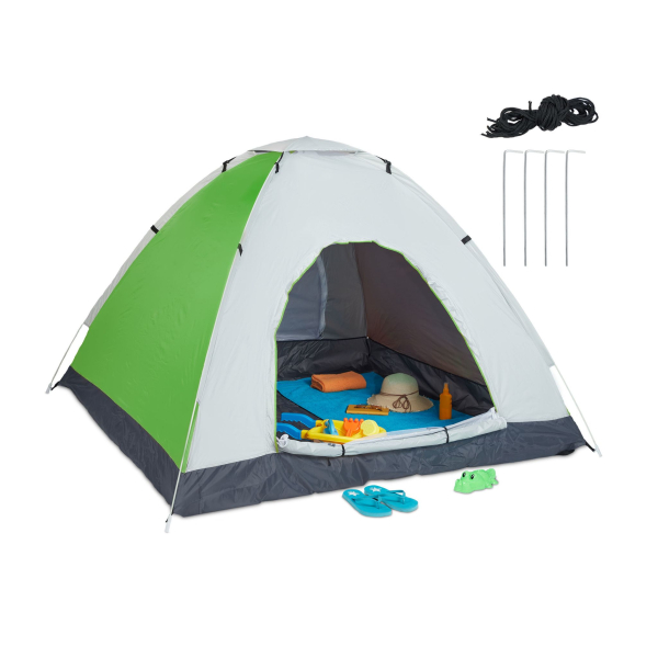 Throw tent with pop-up automatic and carrying bag