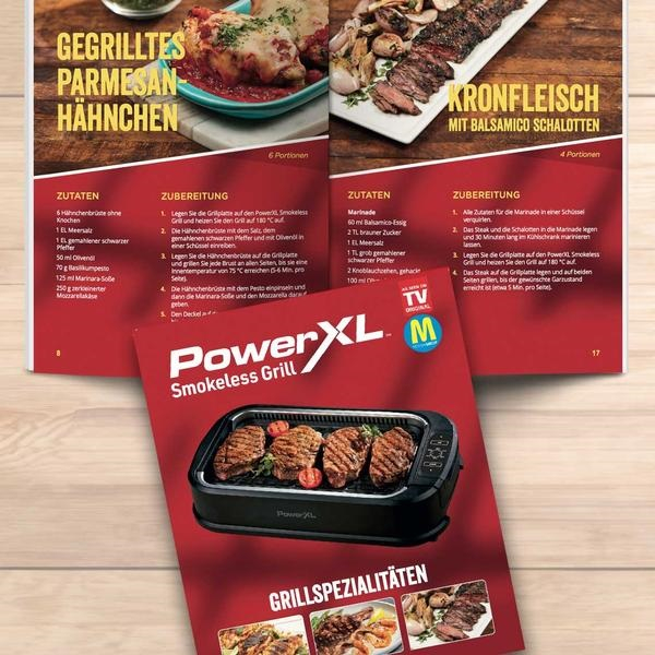 PowerXL Smokeless Grill 2in1 Indoor-Grill inkl. Zubehör GRATIS