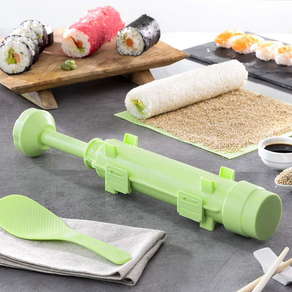 InnovaGoods Suzooka Sushi-Set mit Rezepten – Perfekte Sushi-Rollen im Handumdrehen