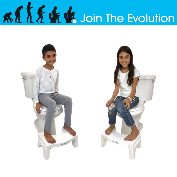 Squat-n-Go toilet stool foldable - for the right sitting position on the toilet