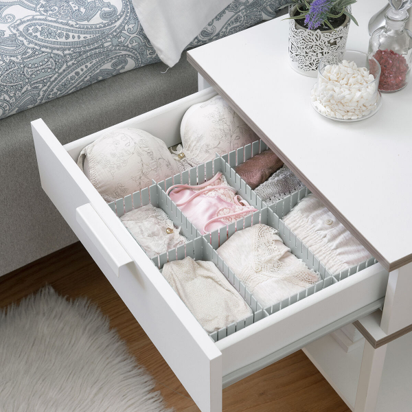 InnovaGoods Condor Verstellbarer Schubladenorganisator – 16-teiliges DIY-Ordnungssystem