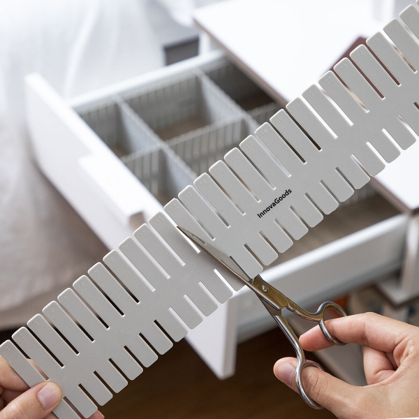 InnovaGoods Condor Verstellbarer Schubladenorganisator – 16-teiliges DIY-Ordnungssystem